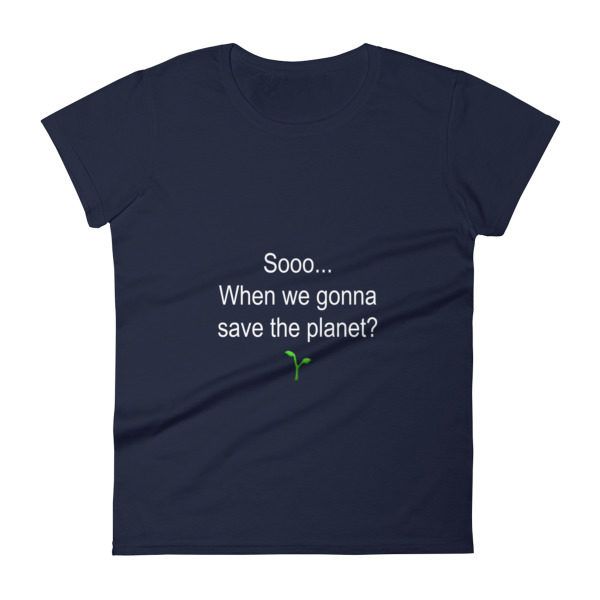 Save the planet Women's short sleeve t-shirt - Image 2