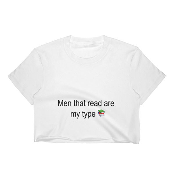 Men that Read Women's Crop Top