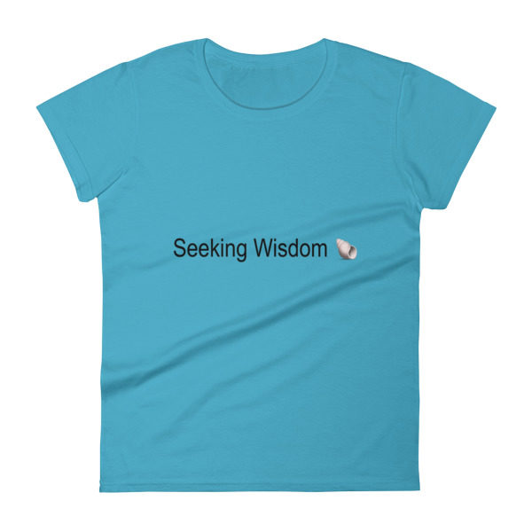 Seeking Wisdom Women's short sleeve t-shirt - Image 3