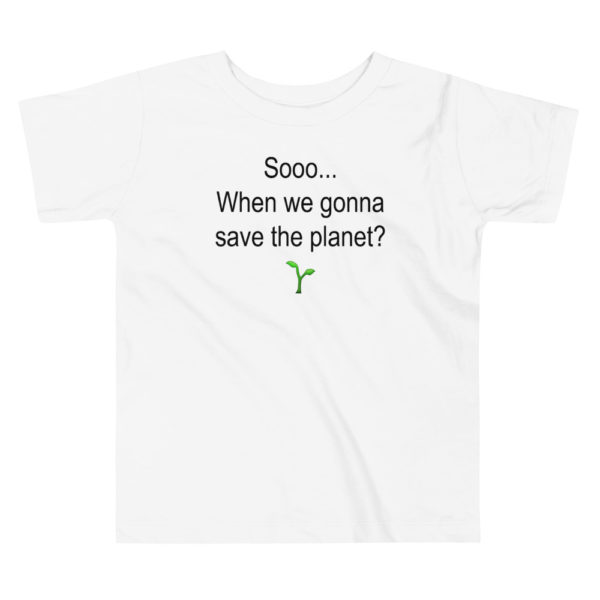 Toddler Save the Planet Short Sleeve Tee - Image 2