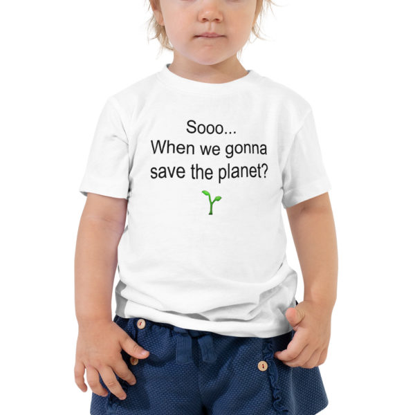 Toddler Save the Planet Short Sleeve Tee