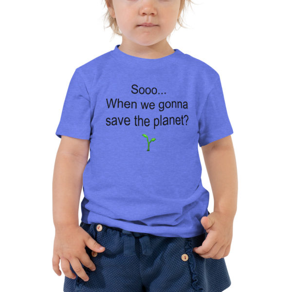 Toddler Save the Planet Short Sleeve Tee - Image 3
