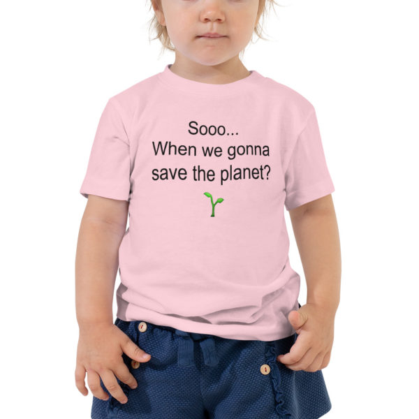 Toddler Save the Planet Short Sleeve Tee - Image 4